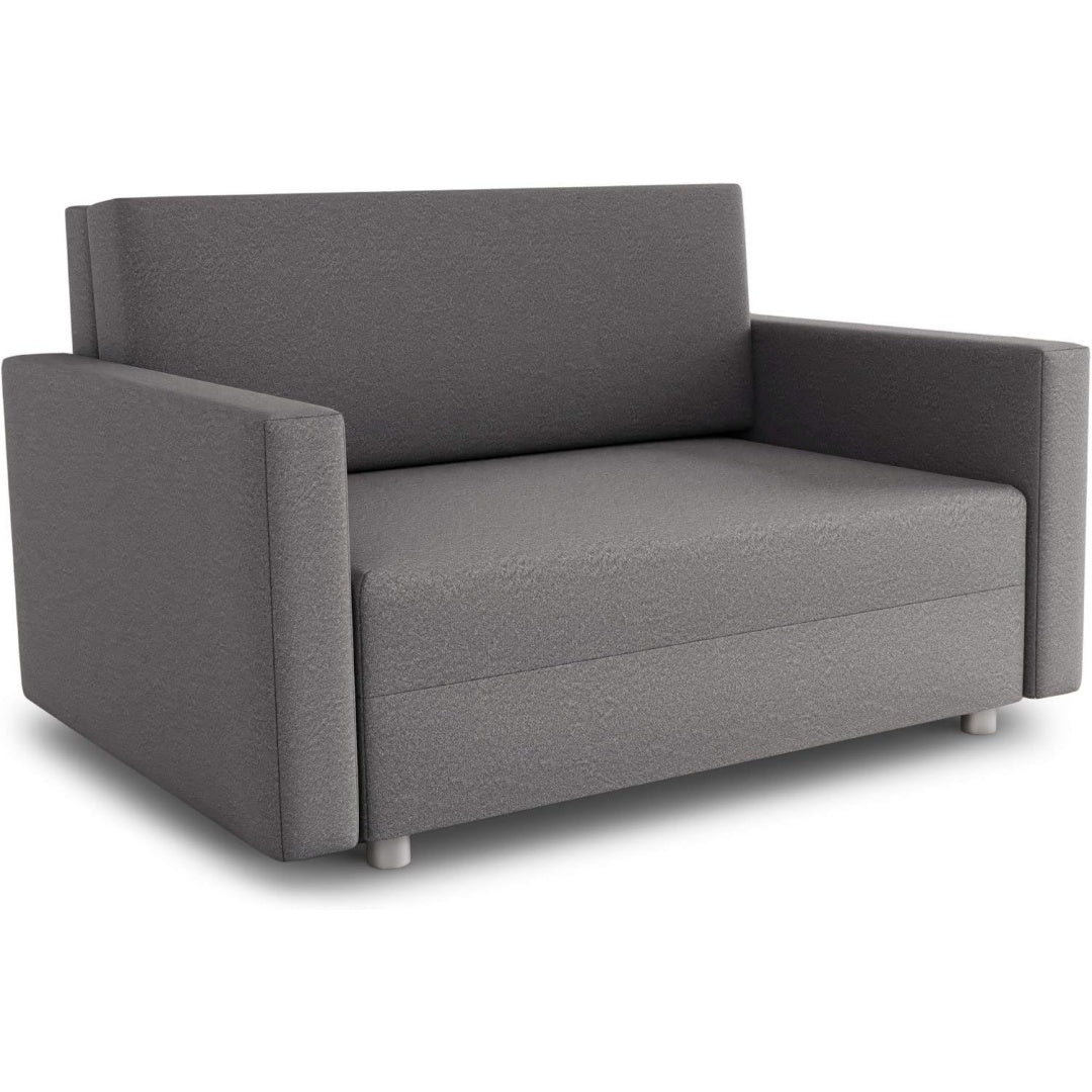 Polstersofa mit Tueren klappbar grau