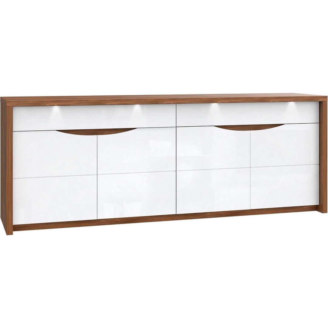 Wohnschrank FORTE Saint Tropez Kommode Turen eiche