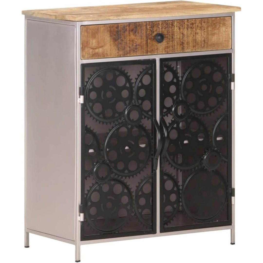 Wohnschrank Homgoday Sideboard viel Stauraum Anrichte natur