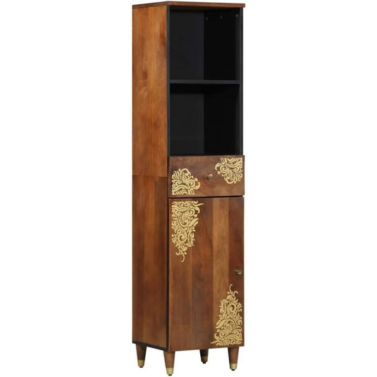 Sideboard mit Schubladen mit Tueren braun