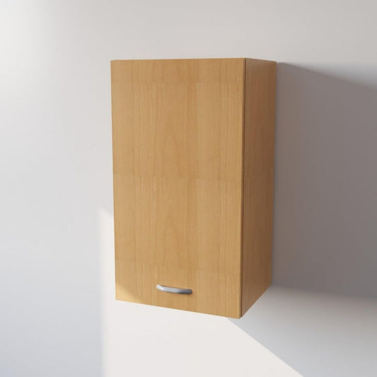 Hochschrank mit Tueren schwarz