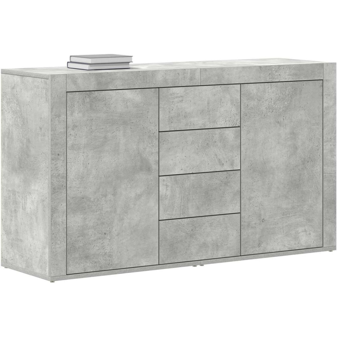Sideboard grau mit Schubladen drehbar